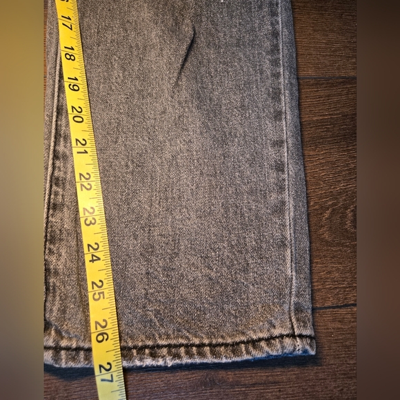 BDG Black Wash Distressed High-Rise Slim Straight Denim Womens Size 31 - Picture 14 of 16